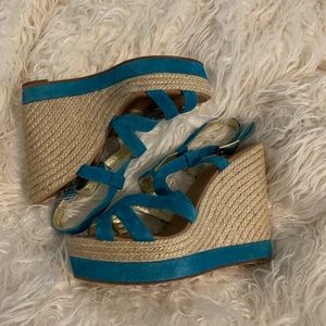 Kate Spade espadrille wedges